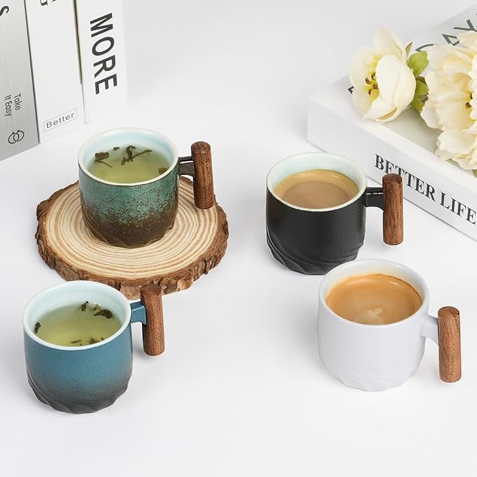 Vicloon Espresso Cups, Ceramic Coffee Mug – image 3