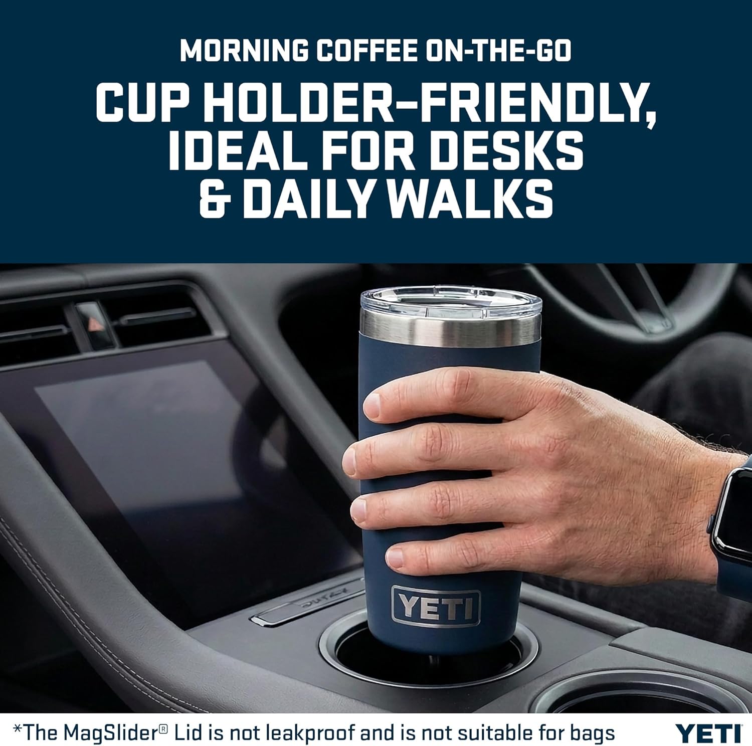 YETI Rambler 10 oz (295 ml) Tumbler, Black Forest Green – image 3