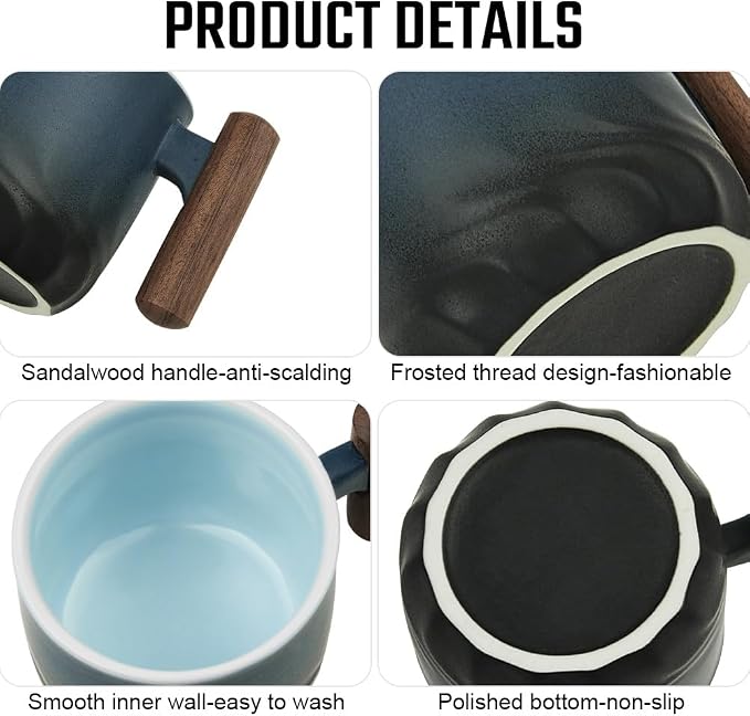 Vicloon Espresso Cups, Ceramic Coffee Mug – image 5