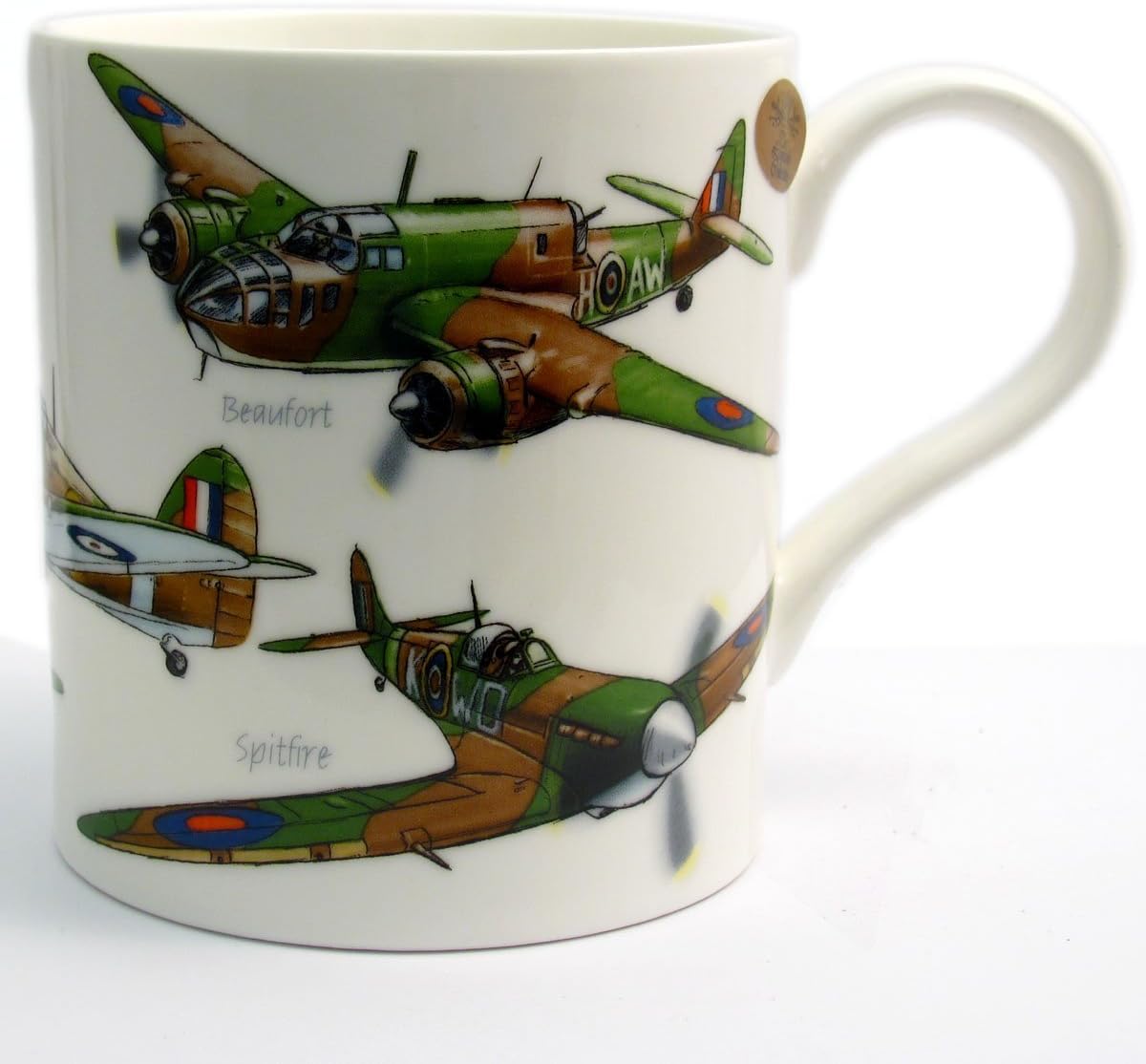 Fine China Mug | Classic Plane | 1 Piece - 13x9x10 cm – image 2
