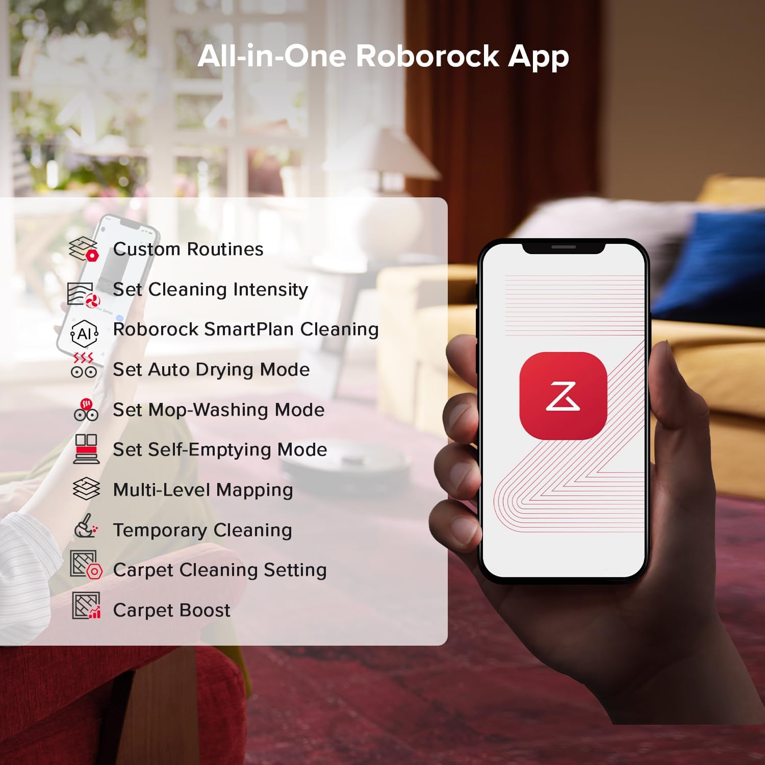 Roborock Qrevo S5V Robot Vacuum Cleaner with Mop – image 9