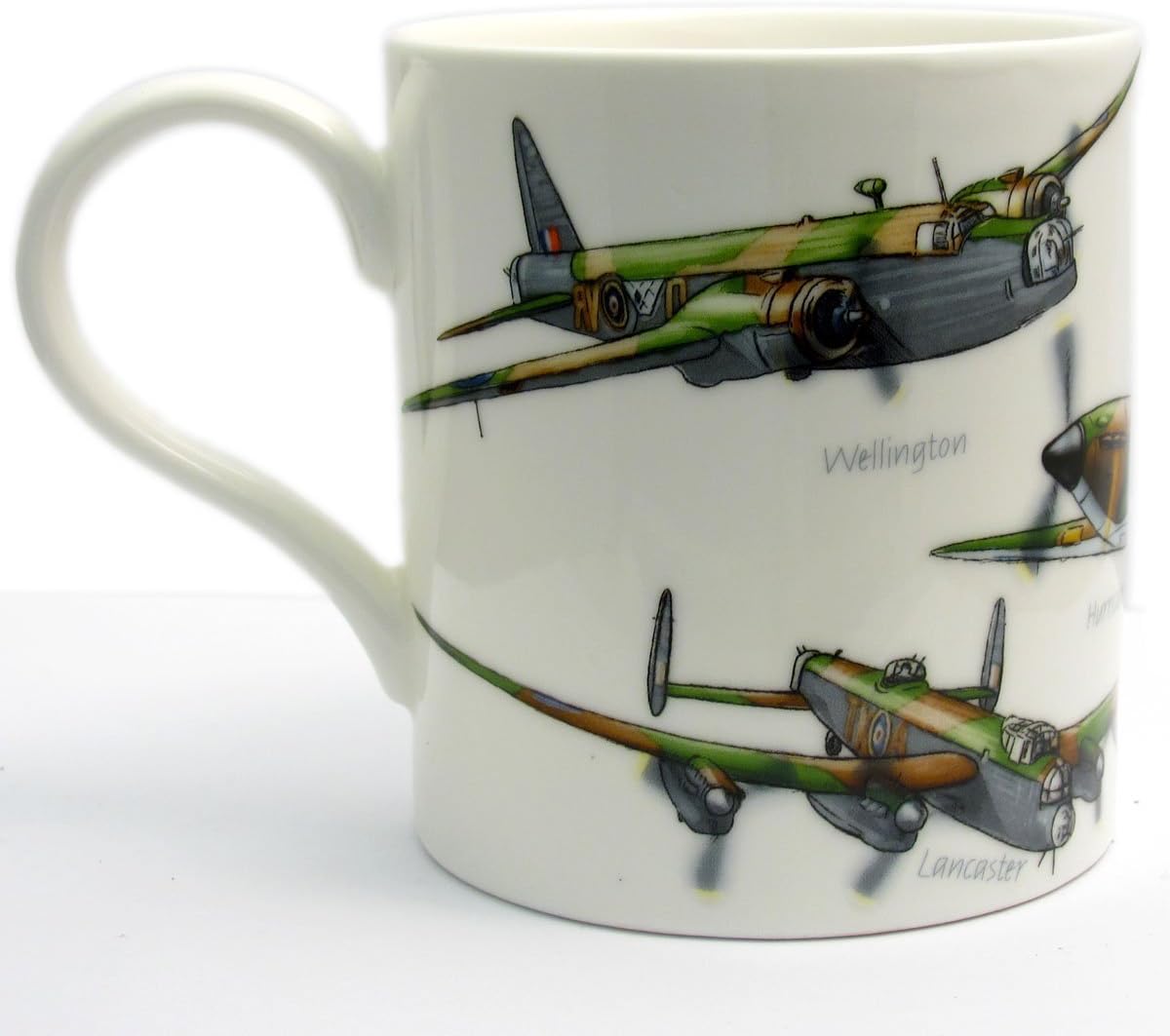 Fine China Mug | Classic Plane | 1 Piece - 13x9x10 cm