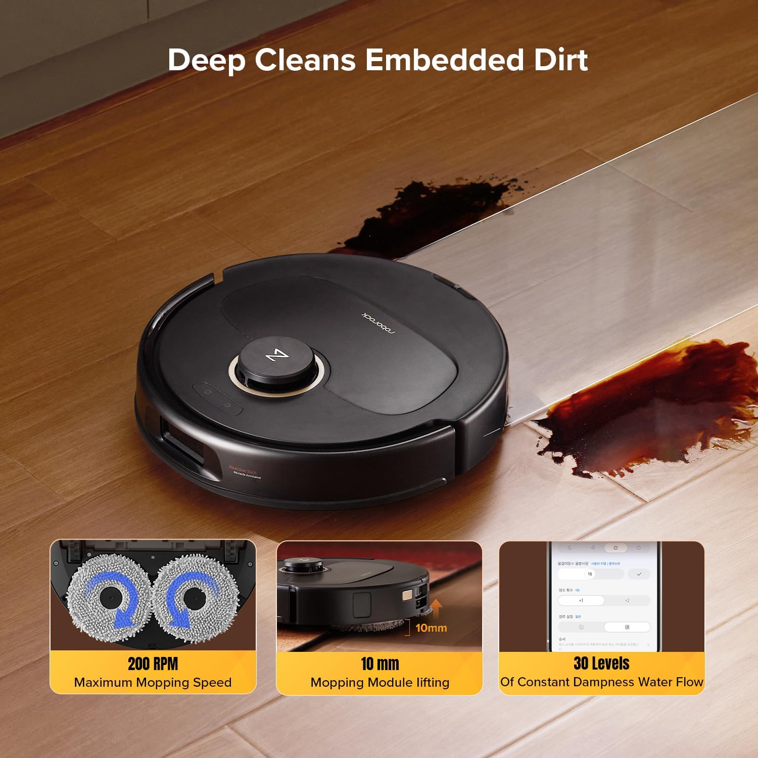 Roborock Qrevo S5V Robot Vacuum Cleaner with Mop – image 4